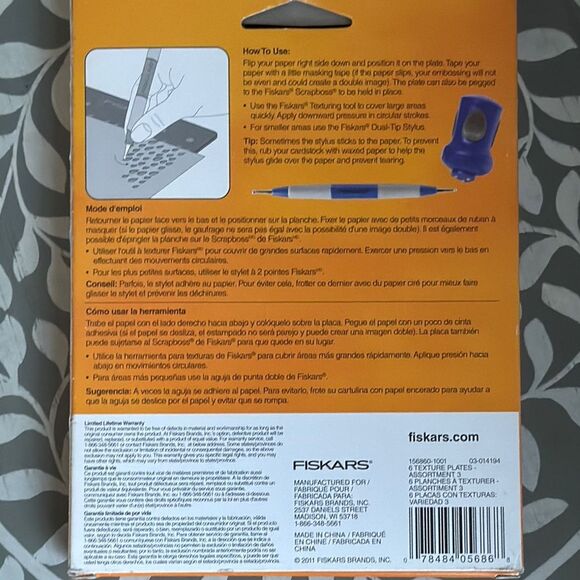 Fiskars Texture Plates Set - Picture 3 of 10